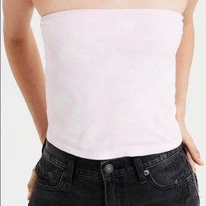 Ribbed Tie-dye tube top